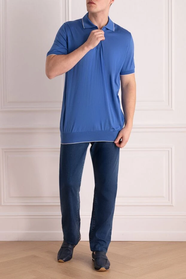 Scissor Scriptor чоловічі джинси з бавовни та поліестеру сині чоловічі купити фото з цінами 141782 - фото 2