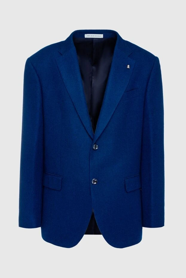 Sartoria Latorre мужские пиджак из кашемира синий мужской купить с ценами и фото 141796 - фото 1