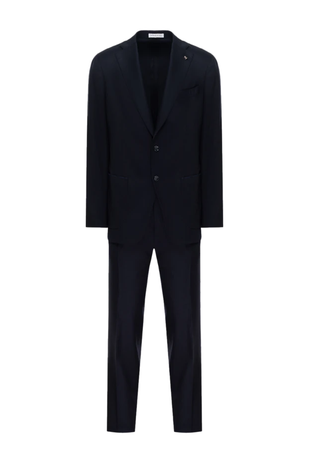 Sartoria Latorre мужские костюм мужской из шерсти синий купить с ценами и фото 141798 - фото 1