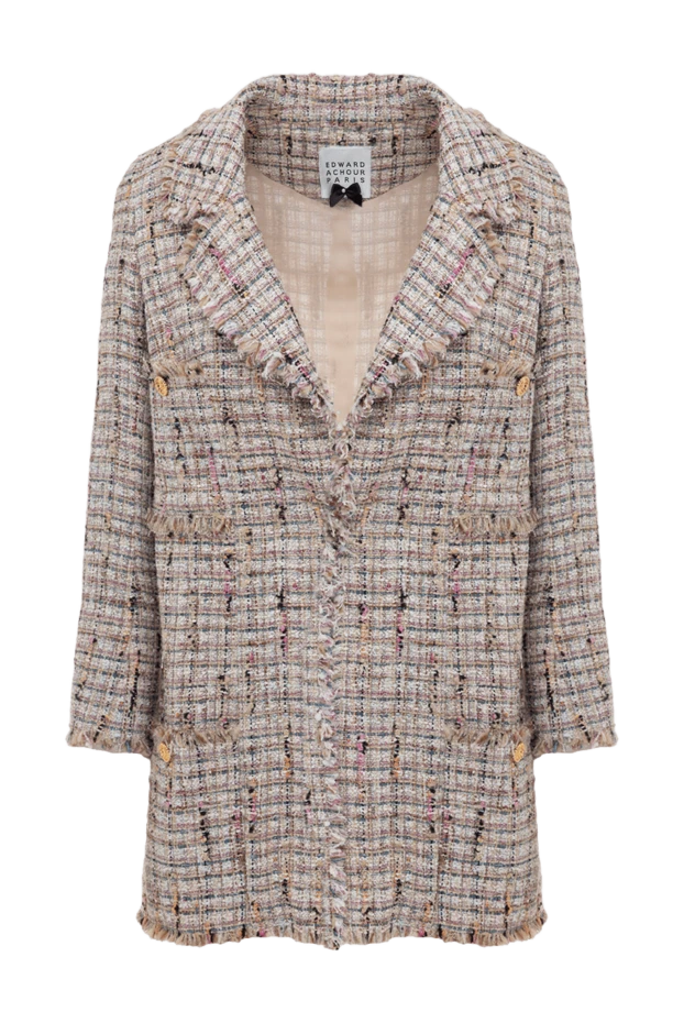 Edward Achour Paris beige jacket for women 141828 - photo 1