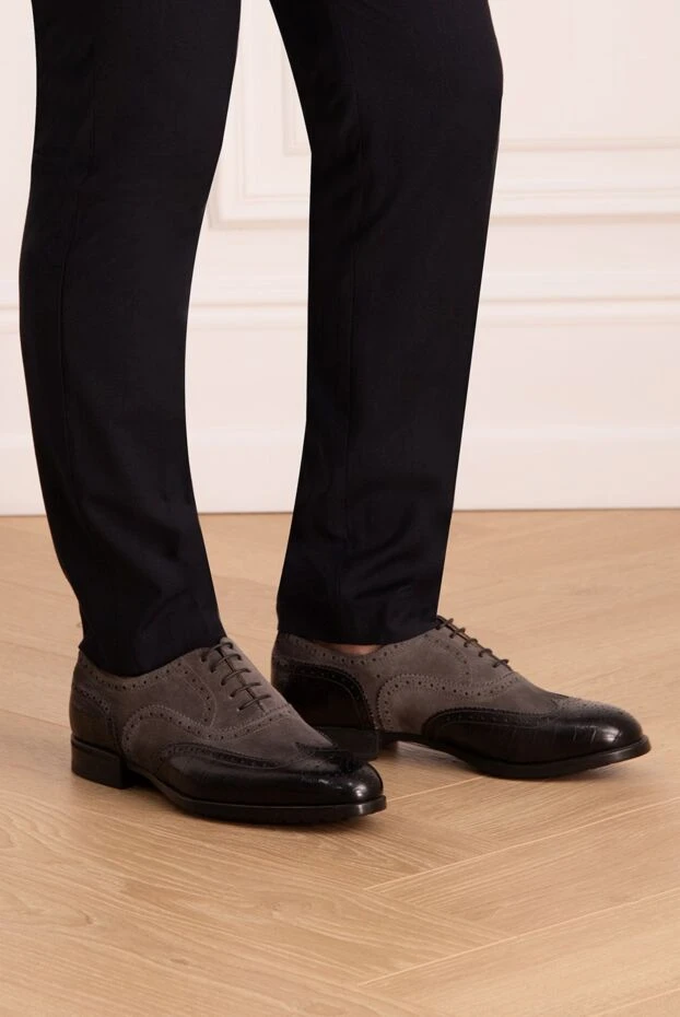 Doucal`s мужские туфли мужские из кожи коричневые купить с ценами и фото 141854 - фото 2