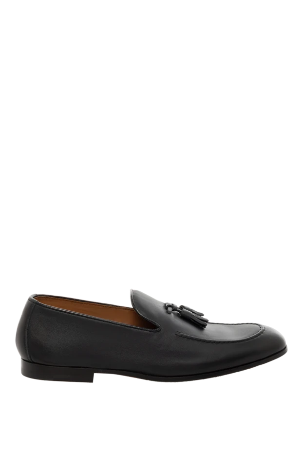 Doucal`s man black leather loafers for men buy with prices and photos 141865 - photo 1
