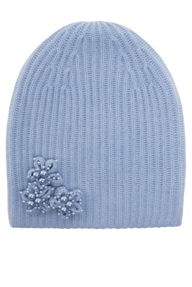 Max&Moi woman blue merino and cashmere hat for women 141918 - photo 1