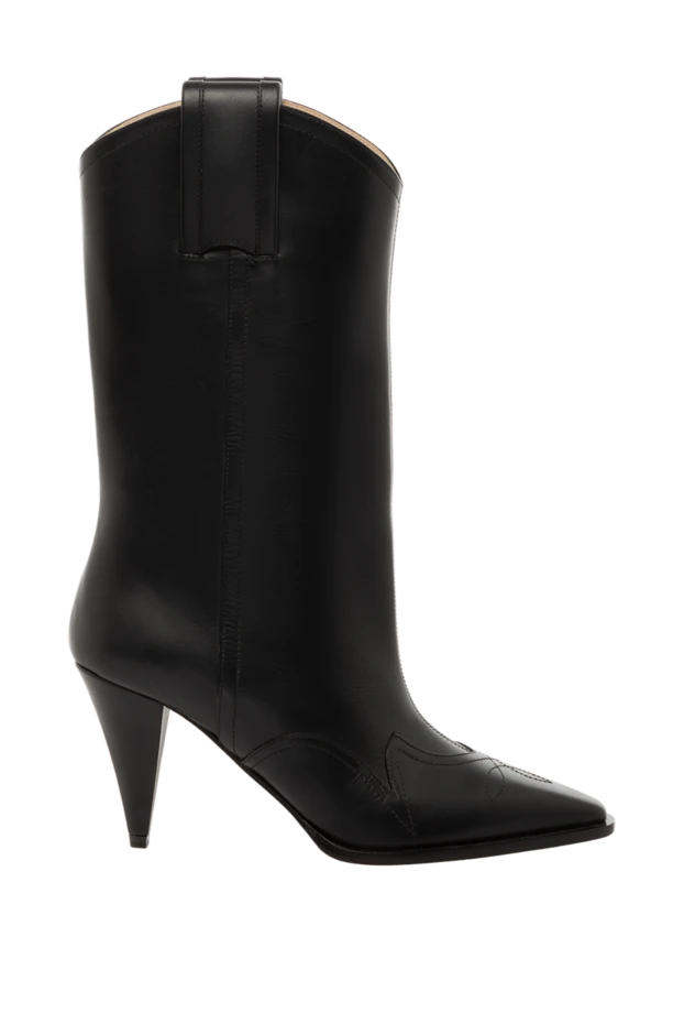 Nina Ricci жіночі чоботи зі шкіри чорні жіночі купити фото з цінами 142010 - фото 1