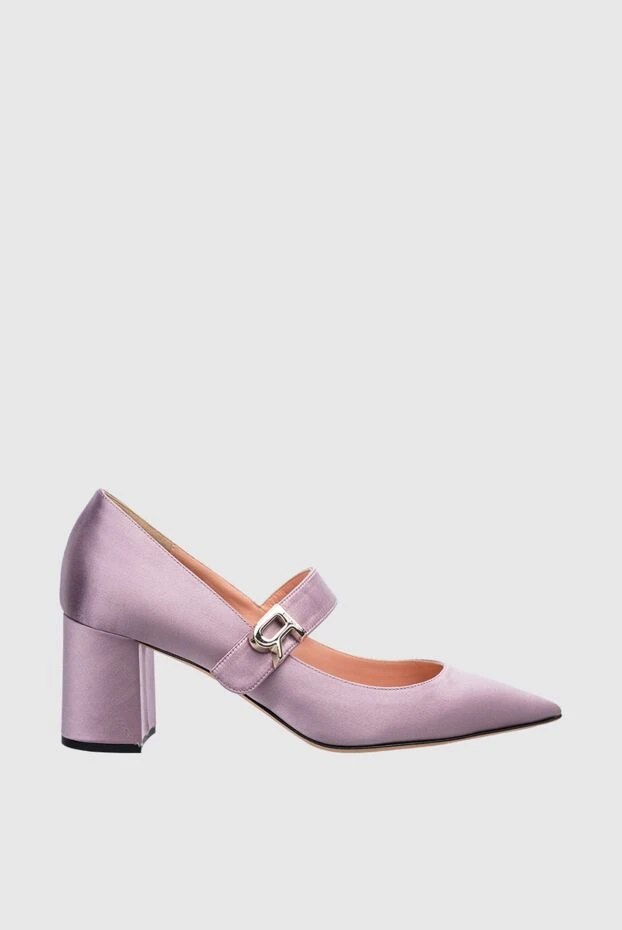 Rochas woman purple viscose and silk shoes for women 142015 - photo 1