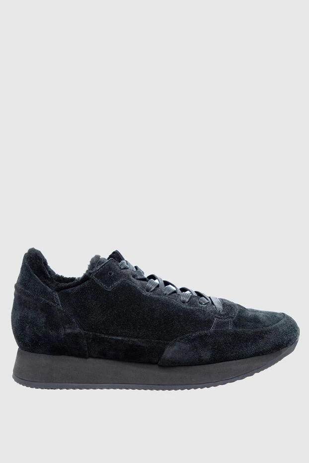 Philippe Model man black suede sneakers for men buy with prices and photos 142031 - photo 1