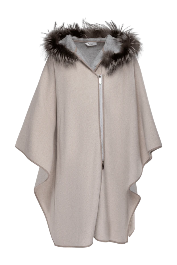 Peserico woman women's beige poncho buy with prices and photos 142095 - photo 1