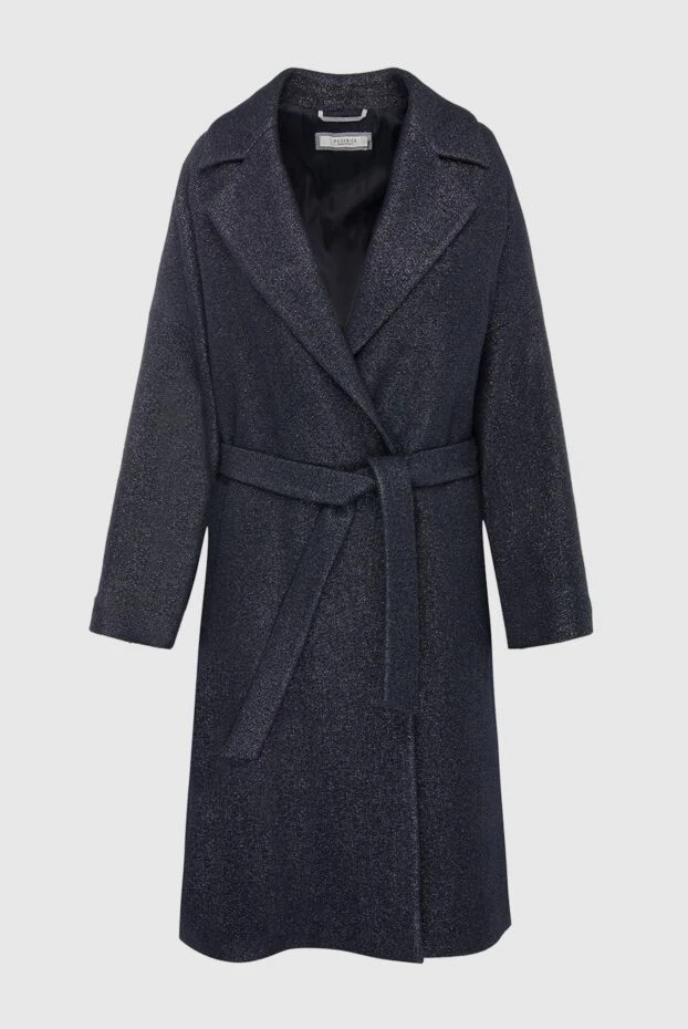 Peserico woman women's blue wool and polyamide coat buy with prices and photos 142105 - photo 1