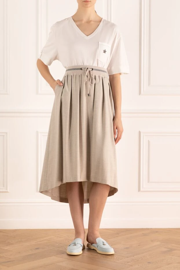 Peserico woman white skirt for women buy with prices and photos 142124 - photo 2
