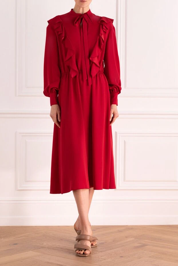 Giamba женские платье из полиэстера красное женское купить с ценами и фото 142220 - фото 2