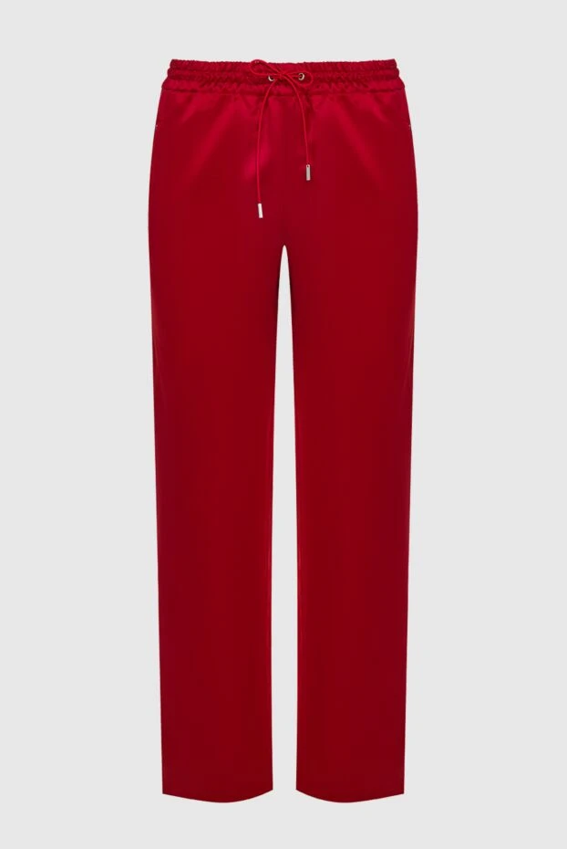 Giamba женские брюки из полиэстера бордовый женский купить с ценами и фото 142225 - фото 1