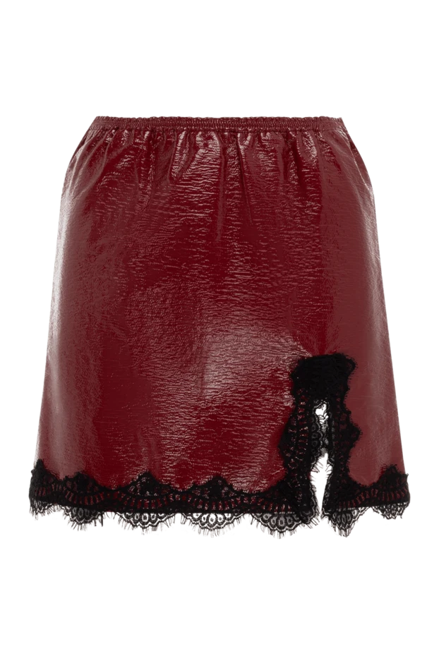 Giamba женские юбка из хлопка и полиуретана бордовая женская. купить с ценами и фото 142229 - фото 1