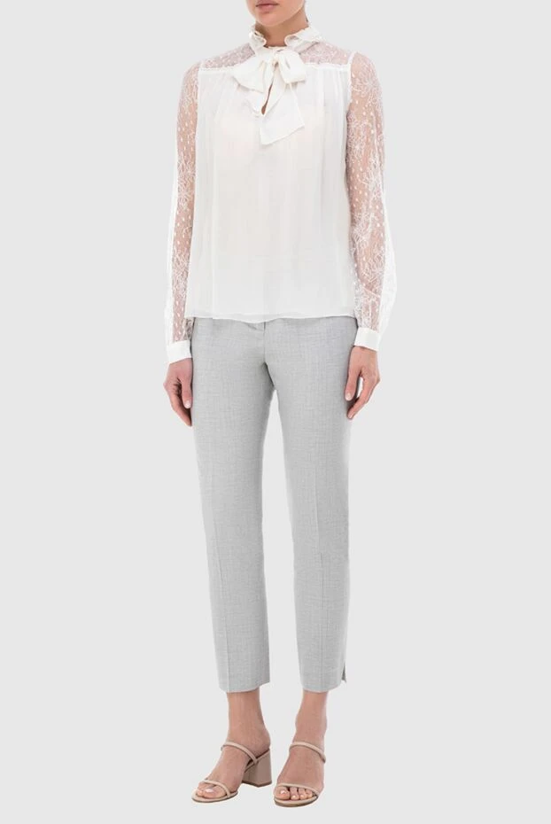 Giambattista Valli woman white silk blouse for women buy with prices and photos 142247 - photo 2