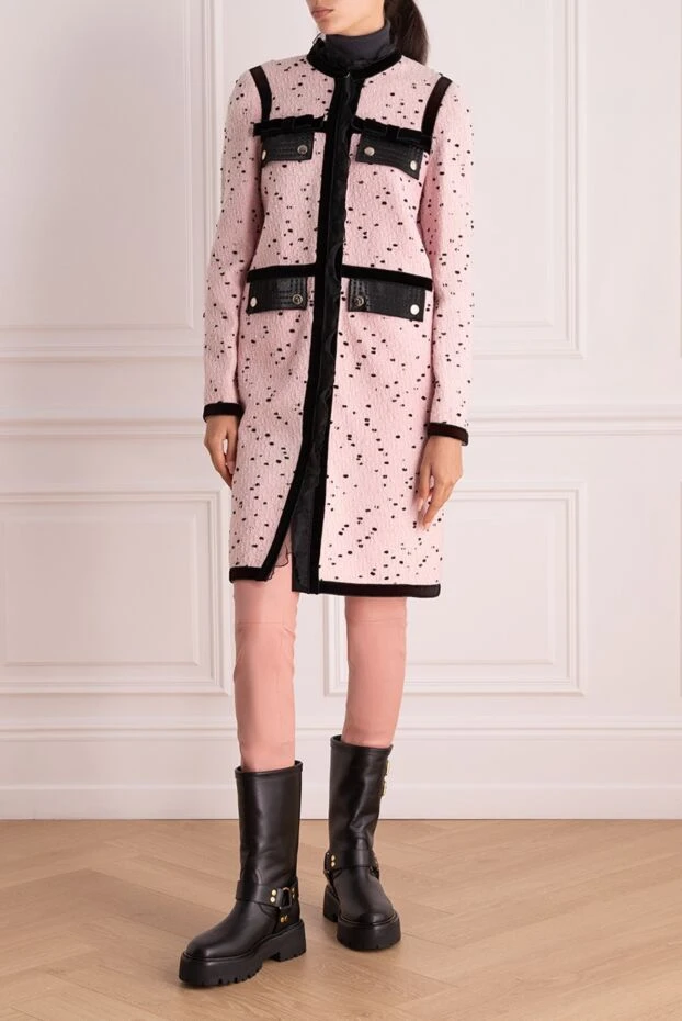 Giambattista Valli woman women's pink coat 142254 - photo 2