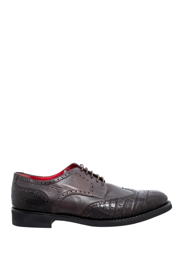 Barrett man brown men's shoes made of leather and crocodile skin buy with prices and photos 142277 - photo 1