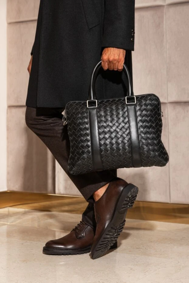 Barrett туфлі дербі коричневі з фактурної шкіри чоловічі 142283 - фото 3