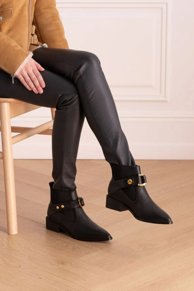 Kat Maconie woman black leather boots for women 142325 - photo 2