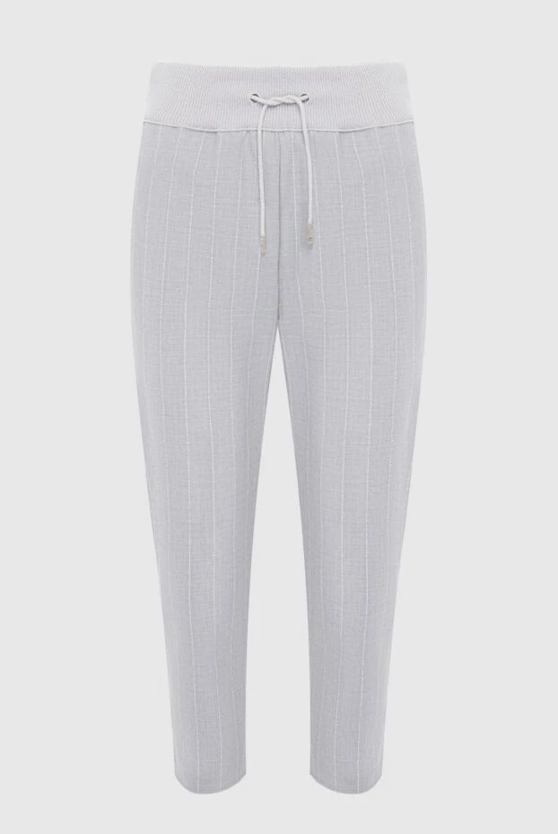 Panicale woman gray wool trousers for women buy with prices and photos 142338 - photo 1