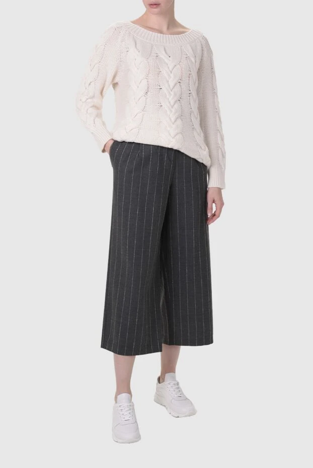 Panicale жіночі штани з вовни сірі жіночі купити фото з цінами 142344 - фото 2