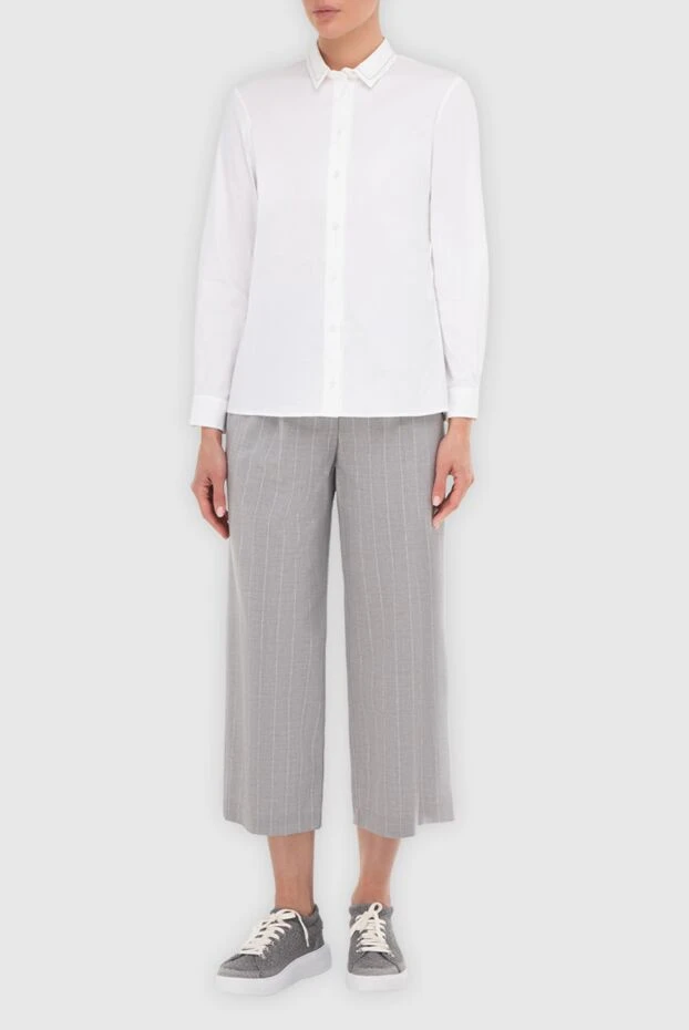 Panicale woman gray wool trousers for women buy with prices and photos 142345 - photo 2