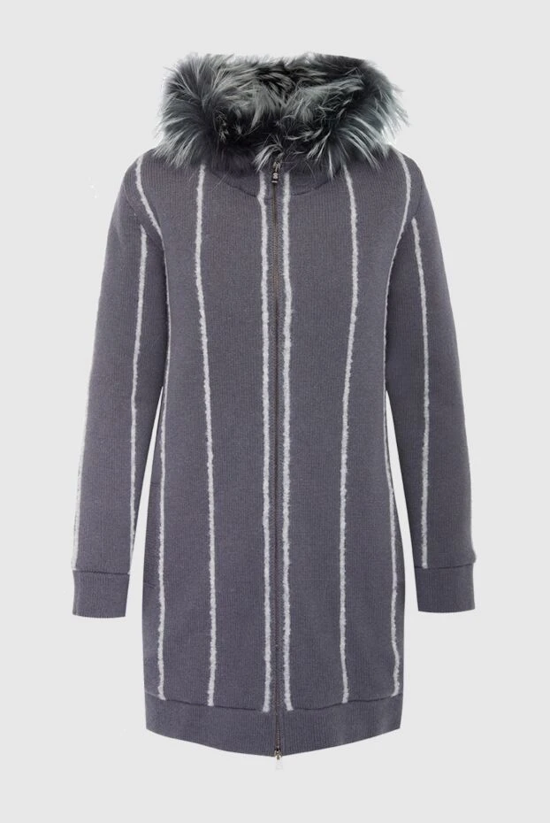 Panicale женские пальто серое женское купить с ценами и фото 142350 - фото 1