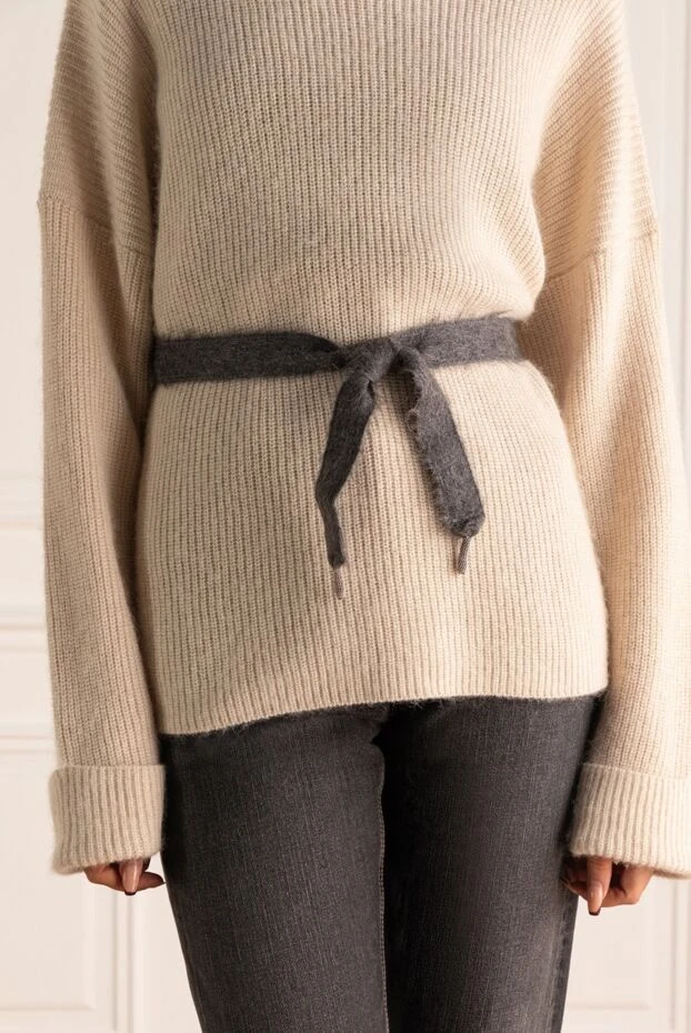Panicale woman gray wool belt for women buy with prices and photos 142365 - photo 2
