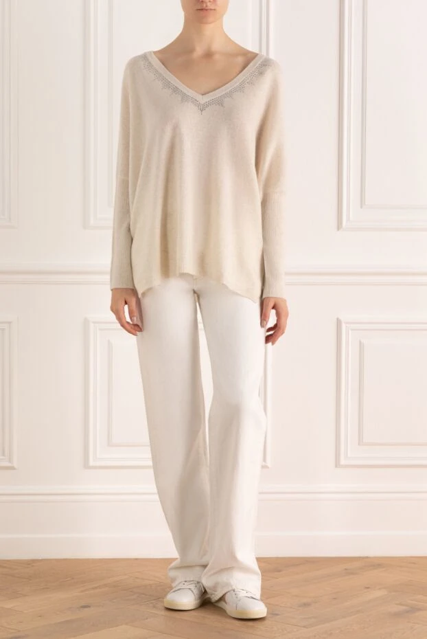 NotShy woman white cashmere jumper for women buy with prices and photos 142414 - photo 2