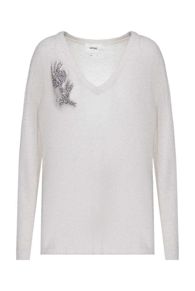 NotShy woman white cashmere jumper for women 142417 - photo 1