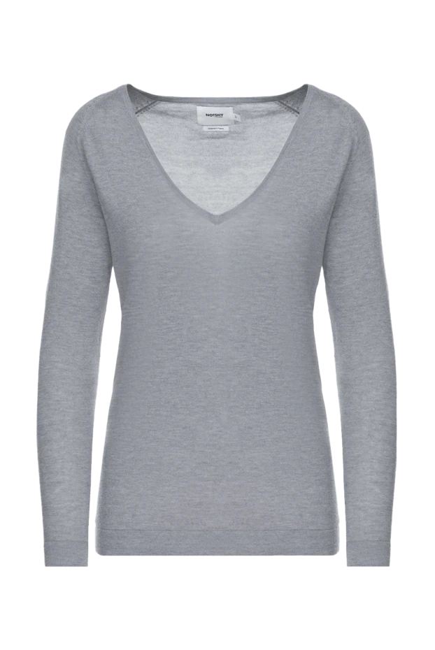 NotShy woman gray silk and cashmere jumper for women buy with prices and photos 142434 - photo 1