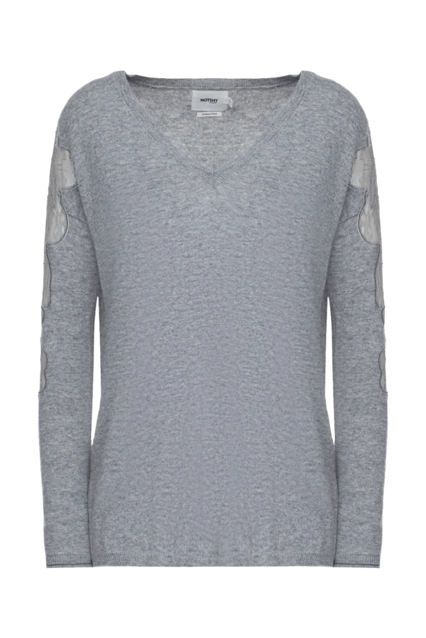 NotShy woman gray silk and cashmere jumper for women buy with prices and photos 142436 - photo 1