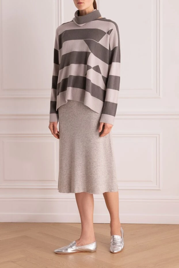 NotShy woman gray cashmere skirt for women buy with prices and photos 142439 - photo 2