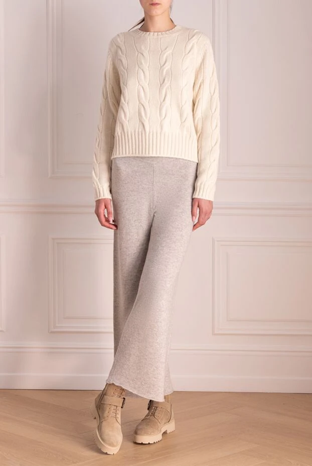 NotShy woman gray cashmere trousers for women 142443 - photo 2