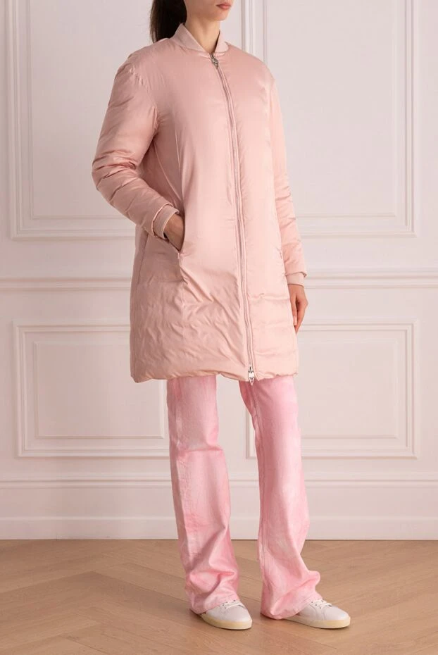 Giambattista Valli woman women's pink polyester down jacket 142609 - photo 3