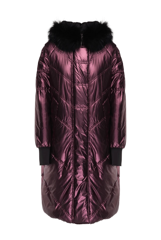 JNC woman women's down jacket made of polyamide and polyurethane, burgundy 142654 - photo 1