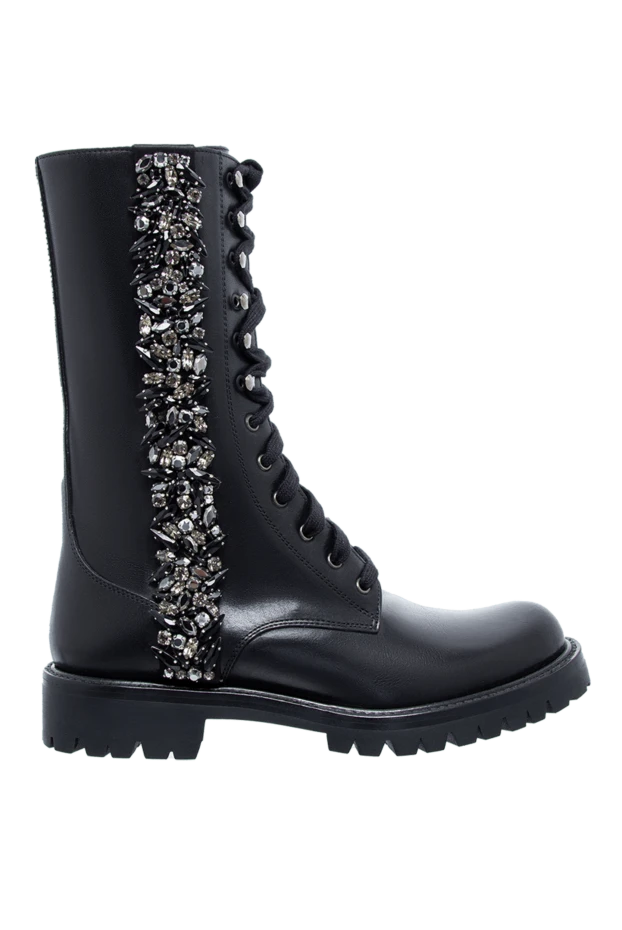 Rene Caovilla woman black leather boots for women buy with prices and photos 142672 - photo 1