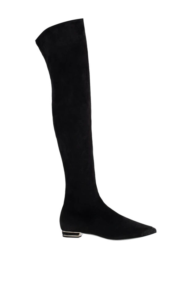 Rene Caovilla woman black suede boots for women 142673 - photo 1