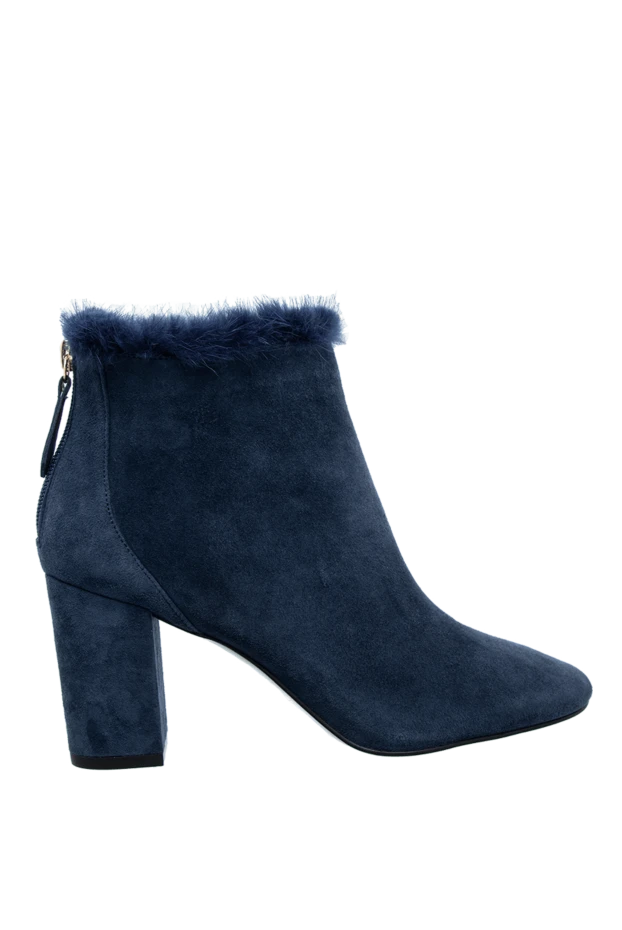 Max&Moi женские ботинки из замши и меха синие женские купить с ценами и фото 142681 - фото 1