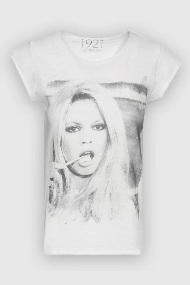 1921 T-Shirt woman white cotton t-shirt for women buy with prices and photos 142683 - photo 1