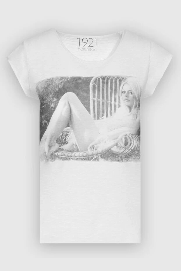 1921 T-Shirt woman white cotton t-shirt for women buy with prices and photos 142684 - photo 1