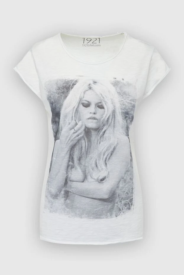 1921 T-Shirt woman white cotton t-shirt for women buy with prices and photos 142685 - photo 1