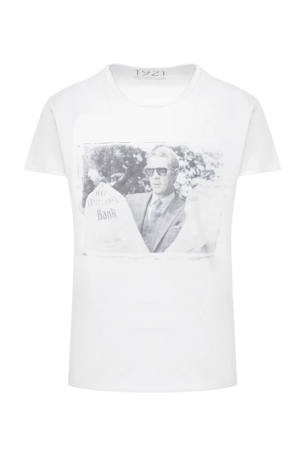 1921 T-Shirt чоловічі футболка з бавовни біла чоловіча купити фото з цінами 142689 - фото 1