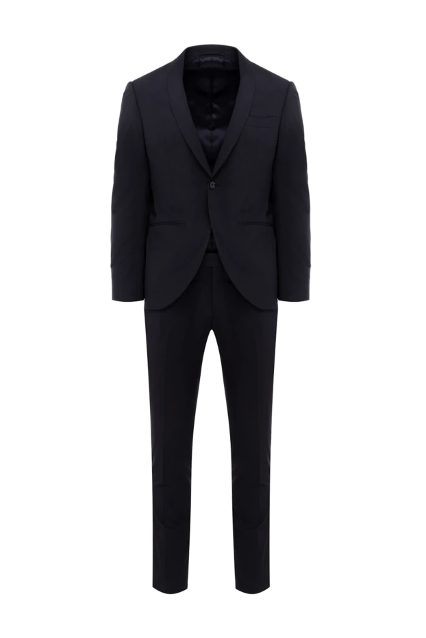 Lubiam man men's suit made of wool and mohair blue buy with prices and photos 142706 - photo 1
