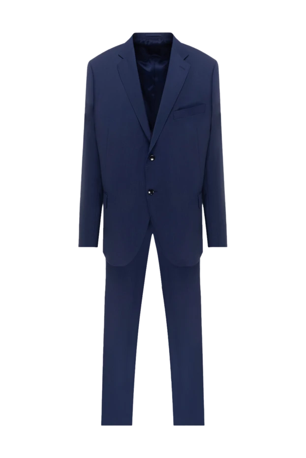 Lubiam man men's suit made of wool, blue buy with prices and photos 142716 - photo 1