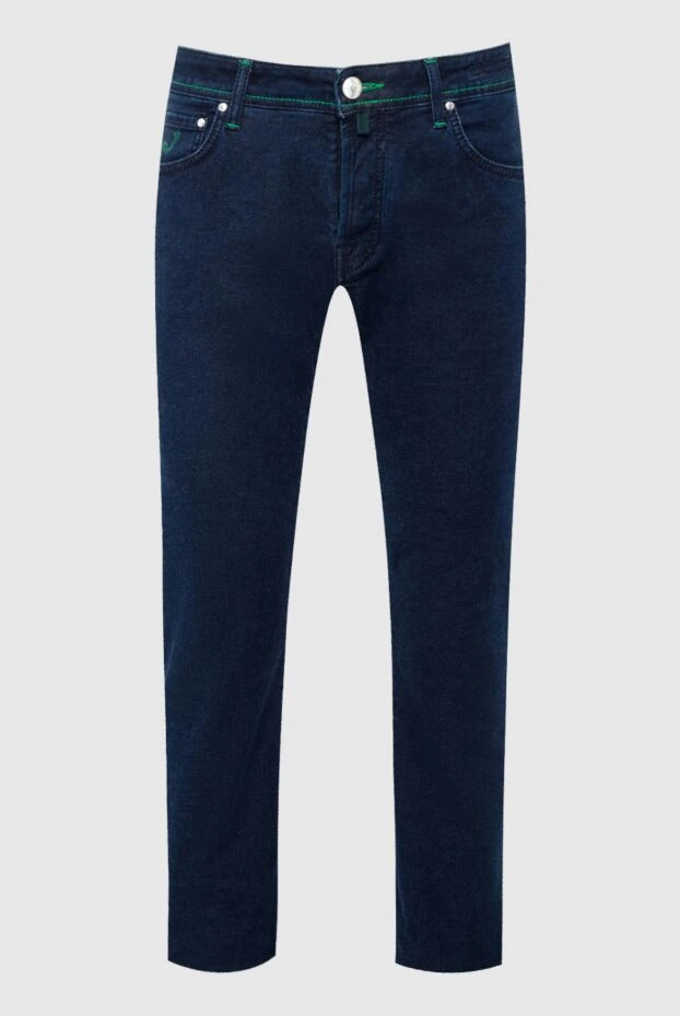 Jacob Cohen чоловічі джинси з бавовни та еластану сині чоловічі купити фото з цінами 142749 - фото 1