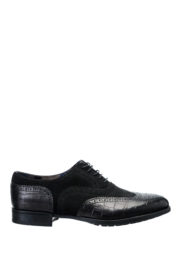 Doucal`s мужские туфли мужские из кожи черные купить с ценами и фото 142784 - фото 1