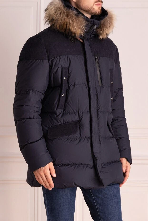 Montecore man men's down jacket made of polyamide blue buy with prices and photos 142821 - photo 2
