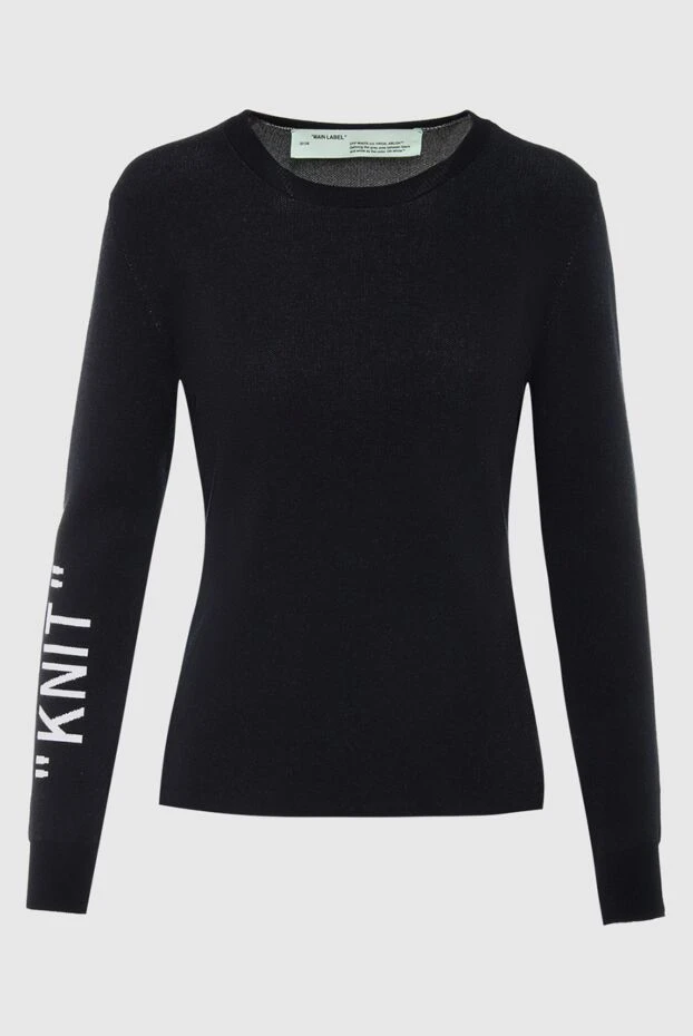 Off-White black viscose and polyester jumper for women 142838 - photo 1