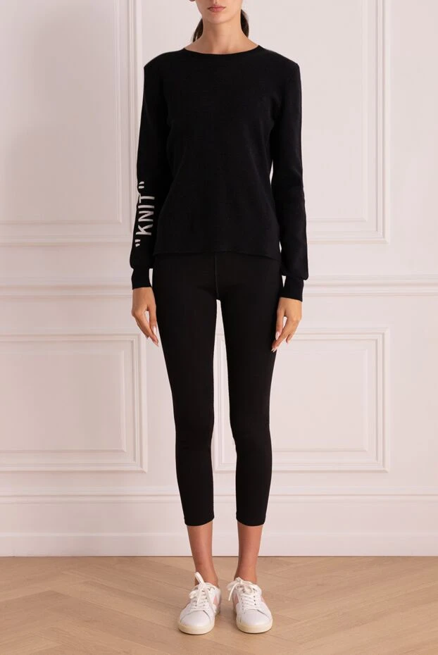 Off-White woman black viscose and polyester jumper for women buy with prices and photos 142838 - photo 2