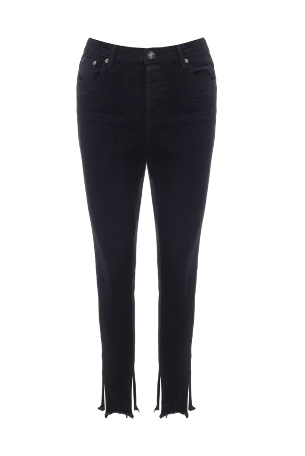 One Teaspoon black women's jeans with slits at the edges 142847 - photo 1