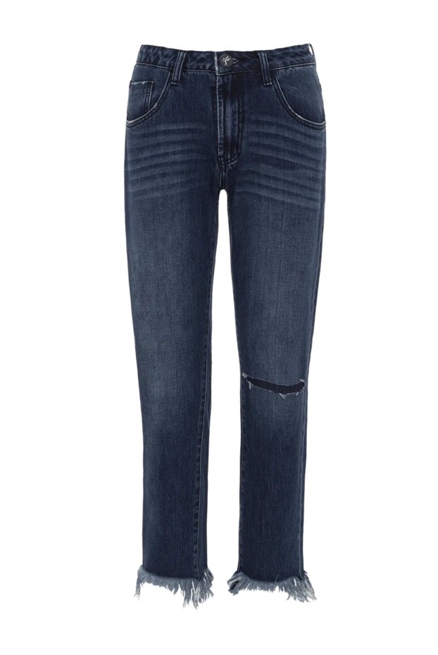 One Teaspoon женские джинсы из хлопка синие женские купить с ценами и фото 142851 - фото 1